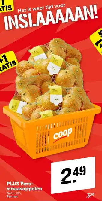 Coop PLUS Pers sinaasappelen aanbieding
