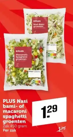 Coop PLUS Nosi Bami groenten aanbieding