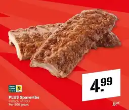 Coop PLUS Spareribs aanbieding
