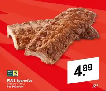 Coop PLUS Spareribs aanbieding