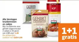 Albert Heijn Alle Verstegen kruidenmixen en zakjes aanbieding