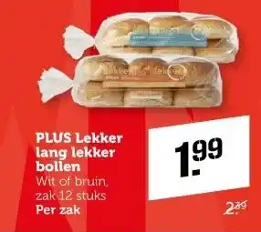 Coop PLUS Lekker lang lekker bollen aanbieding