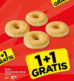 Coop PLUS Gesuikerde donut aanbieding