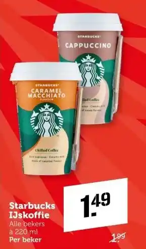 Coop Starbucks IJskoffie aanbieding