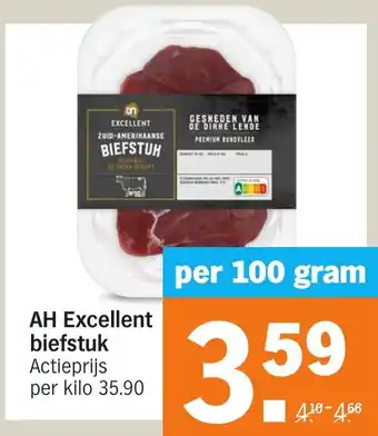 Albert Heijn AH Excellent biefstuk aanbieding
