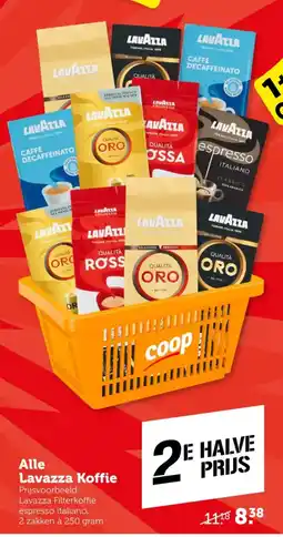 Coop Alle Lavazza Koffie aanbieding