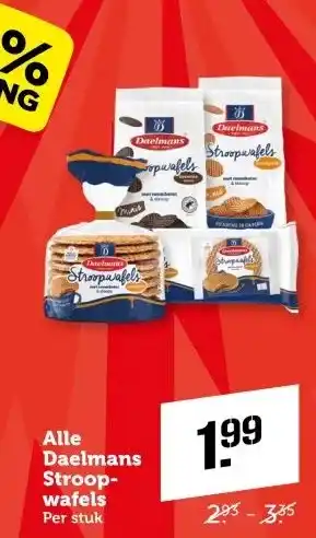 Coop Alle Daelmans Stroop wafels aanbieding