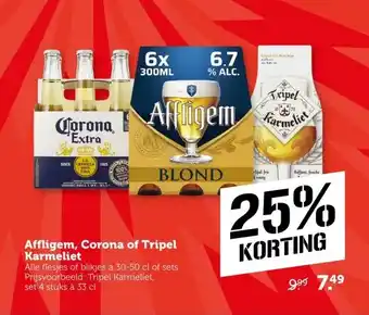 Coop Affligem, Corona of Tripel Karmeliet aanbieding