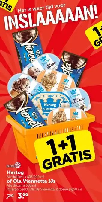 Coop Hertog of Ola Viennetta IJs aanbieding