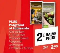 Coop PLUS Potgrond of tuinaarde aanbieding