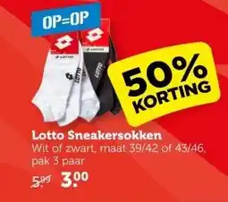 Coop Lotto Sneakersokken aanbieding
