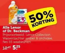 Coop Alle Lenor of Dr. Beckman aanbieding
