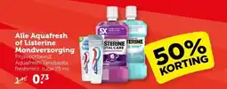 Coop Alle Aquafresh of Listerine Mondverzorging aanbieding