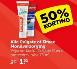 Coop Alle Colgate of Elmex Mondverzorging aanbieding
