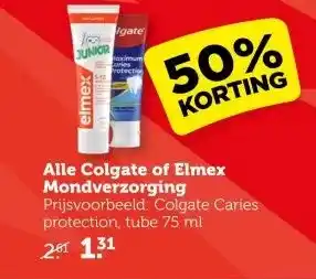 Coop Alle Colgate of Elmex Mondverzorging aanbieding