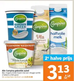 Albert Heijn Alle Campina gekoelde zuivel aanbieding