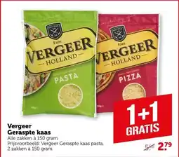 Coop Vergeer Geraspte kaas aanbieding