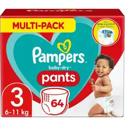 Plein.nl 2x Pampers Baby Dry Luierbroekjes aanbieding