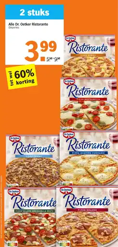 Albert Heijn Alle Dr. Oetker Ristorante aanbieding
