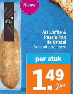 Albert Heijn AH Liefde & Passie Pan de Cristal aanbieding