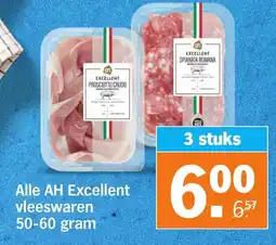Albert Heijn Alle AH Excellent vleeswaren aanbieding