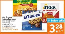 Albert Heijn Alle A-merk tussendoorrepen aanbieding
