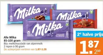 Albert Heijn Alle Milka aanbieding