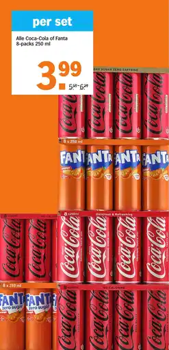 Albert Heijn Alle Coca-Cola of Fanta aanbieding