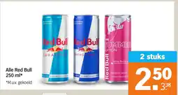Albert Heijn Alle Red Bull aanbieding