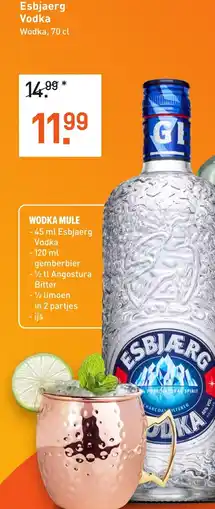 Albert Heijn Esbjaerg Vodka Wodka aanbieding