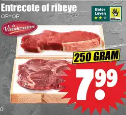 Dirk Entrecote of ribeye aanbieding