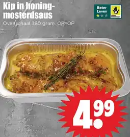 Dirk Kip in honing mosterdsaus aanbieding