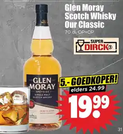 Dirk Glen Moray Scotch Whisky Our Classic aanbieding