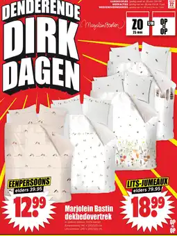 Dirk Marjolein Bastin dekbedovertrek aanbieding