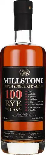 Drankdozijn Millstone Rye 100 70CL aanbieding