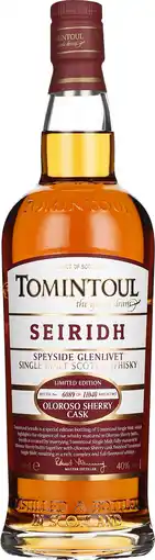 Drankdozijn Tomintoul Seiridh Oloroso Sherry Cask 70CL aanbieding
