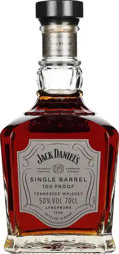 Drankdozijn Jack Daniels Single Barrel 100 proof 70CL aanbieding