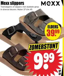 Dirk Mexx slippers aanbieding