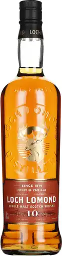 Drankdozijn Loch Lomond 10 years D12 10th Anniversary Single Malt 70CL aanbieding