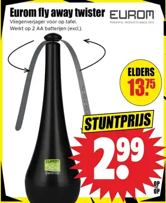 Dirk Eurom fly away twister aanbieding