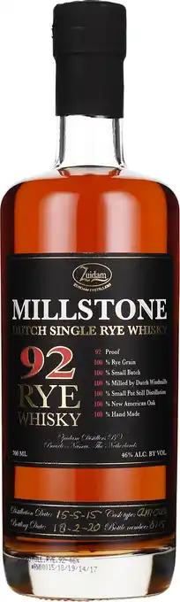 Drankdozijn Millstone Rye 92 70CL aanbieding