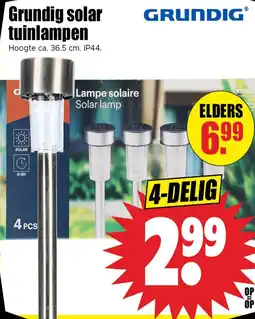 Dirk Grundig solar tuinlampen aanbieding