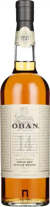 Drankdozijn Oban 14 years Single Malt 70CL aanbieding