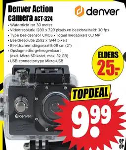 Dirk Denver Action camera ACT-324 aanbieding