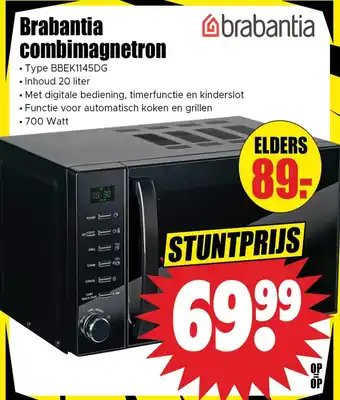 Dirk Brabantia combimagnetron aanbieding