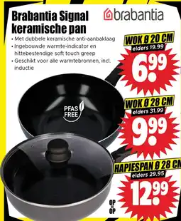 Dirk Brabantia Signal keramische pan aanbieding
