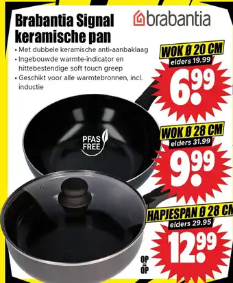 Dirk Brabantia Signal  keramische pan aanbieding