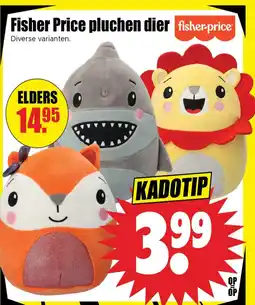 Dirk Fisher Price pluchen aanbieding