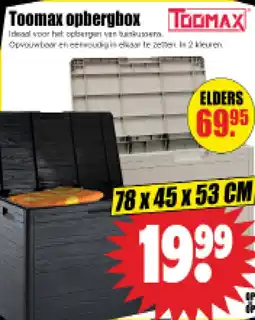 Dirk Toomax opbergbox aanbieding