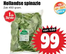 Dirk Hollandse spinazie aanbieding